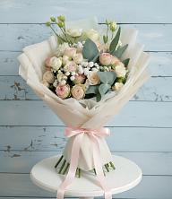 Букет цветов из:  Розы и Лизиантусы в Электроуглях