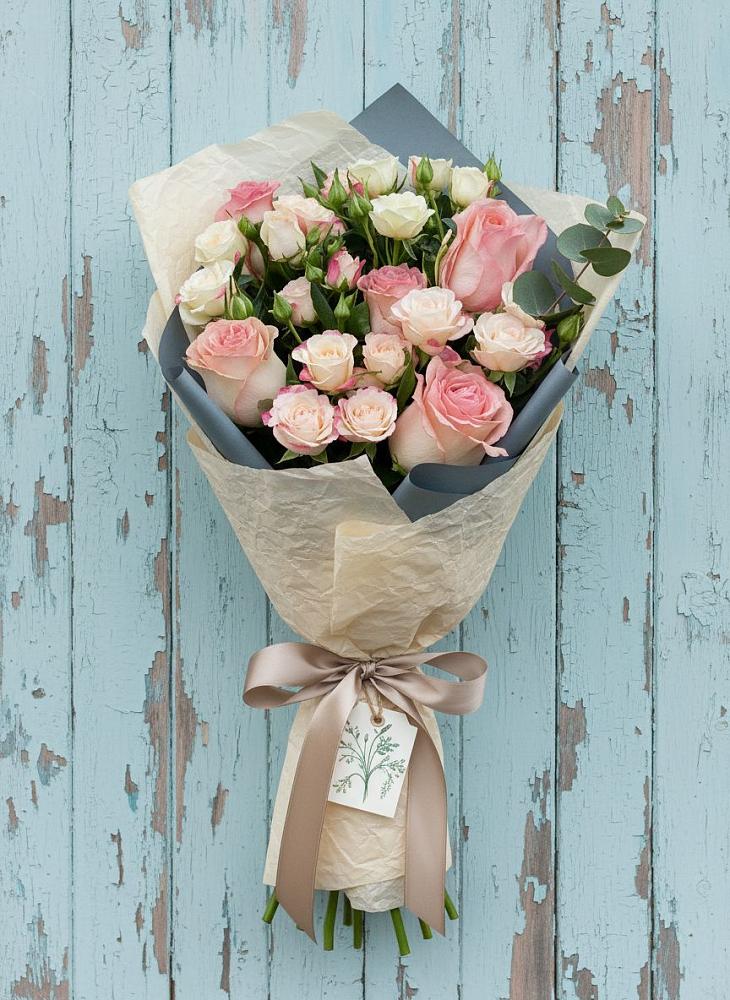 Букет цветов из: Розы в Электроуглях