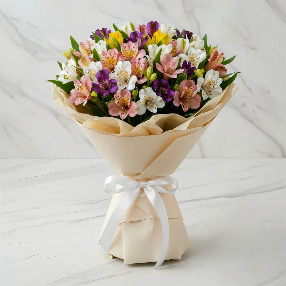 Букет цветов из: Альстромерии в Электроуглях