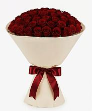 Букет 101 Бордовая роза Блэк Бакарра в Электроуглях
