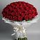 Букет 101 Красная роза Блэк Мэджик в Электроуглях