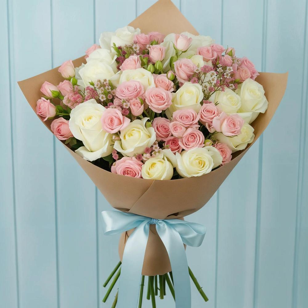 Букет цветов из: Розы в Электроуглях