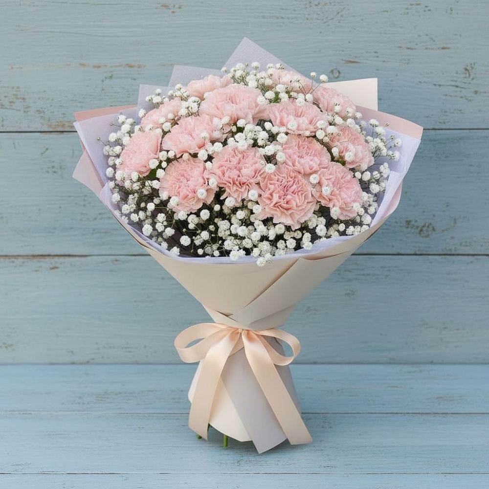 Букет цветов из: Гвоздики в Электроуглях