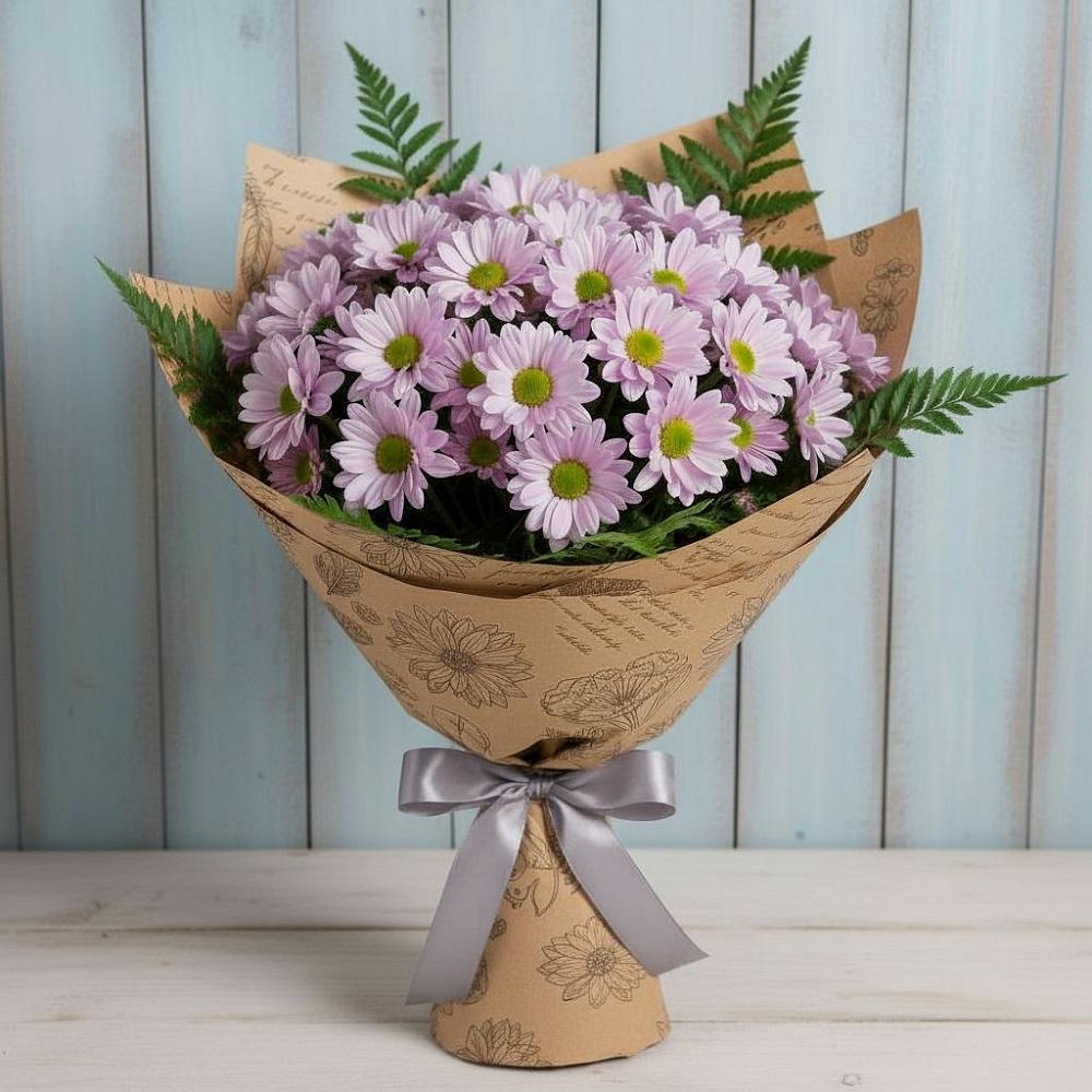 Букет цветов из: Хризантемы в Электроуглях