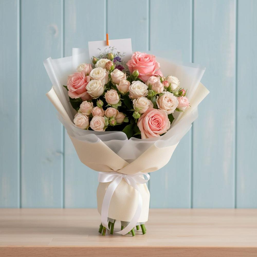 Букет цветов из: Розы в Электроуглях