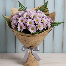 Букет цветов из:  Хризантемы #REPLACE_PRED# Электроуглях