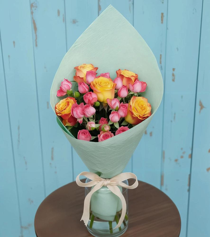 Букет цветов из: Розы в Электроуглях