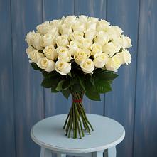 Букет 51 Белая роза Эдлесс Лав #REPLACE_PRED# Электроуглях