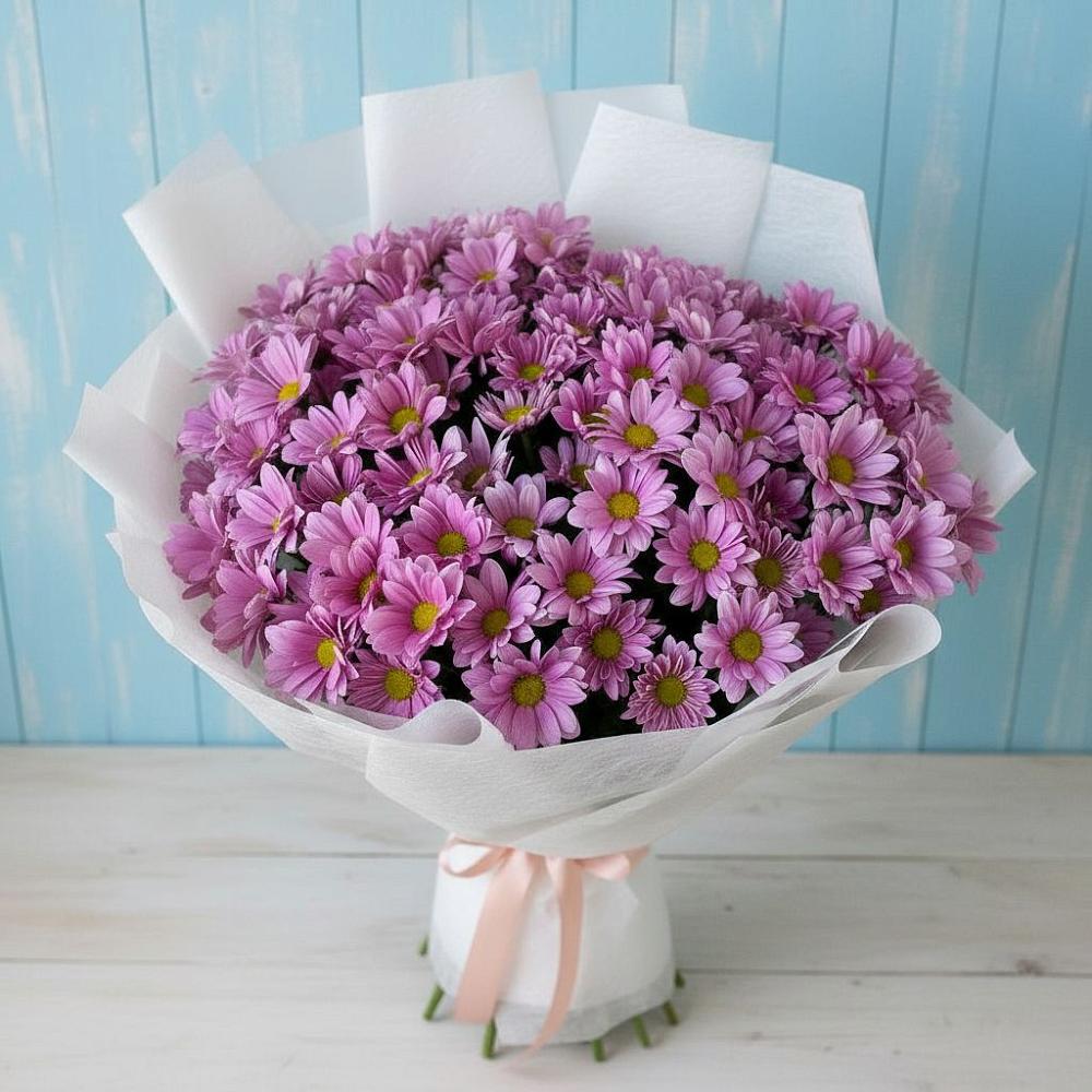 Букет цветов из: Хризантемы в Электроуглях