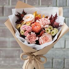 Букет цветов из:  Гвоздики, Хризантемы и Розы в Электроуглях