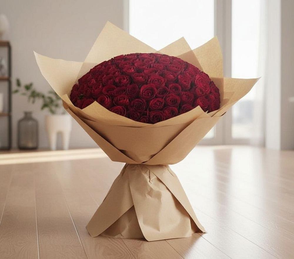 Букет 101 Красная роза в Электроуглях