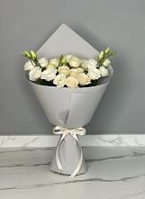 Букет цветов из:  Розы и Лизиантусы #REPLACE_PRED# Электроуглях